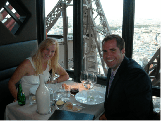 Jules Verne in the Eiffel Tower