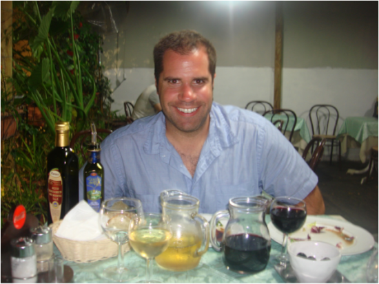 Wine by the jug in Sorrento