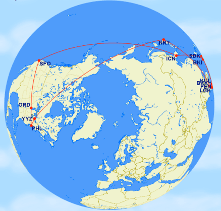 Map credit: Great Circle Mapper