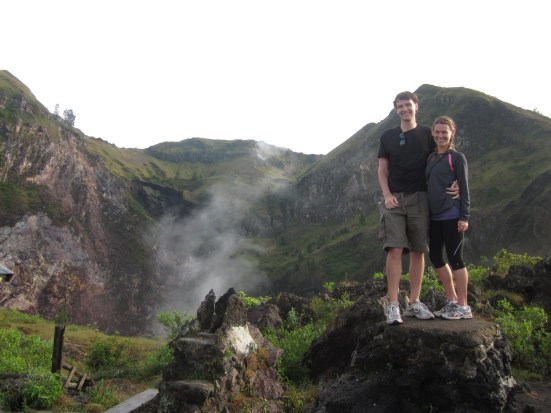 Morning sunrise hike in Bali