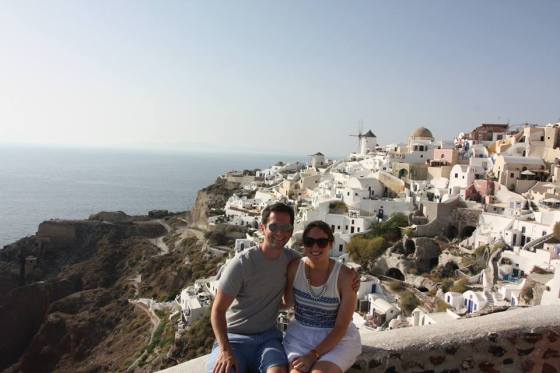Santorini honeymoon