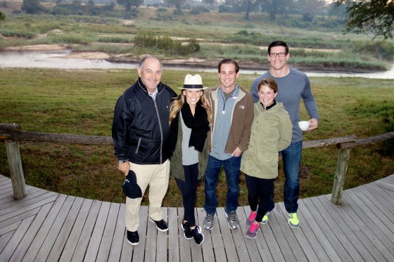 Safari sunrise group shot
