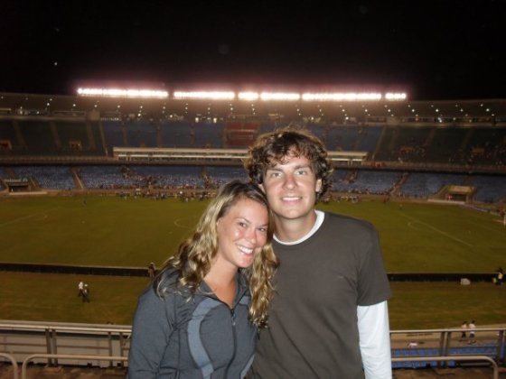 Aaron and me in Maracanã