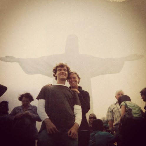 We actually have a photo from this! (Taken on a disposable camera, ha!)