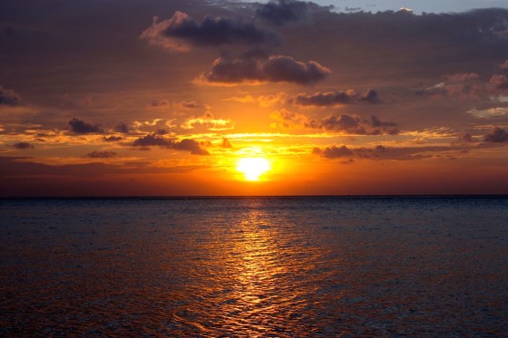 Maldives sunrise