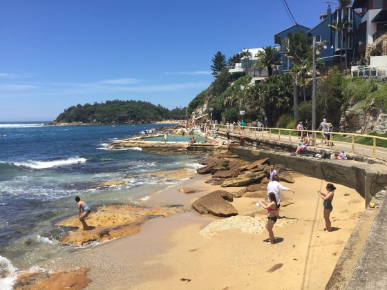 The walk to Shelly Beach