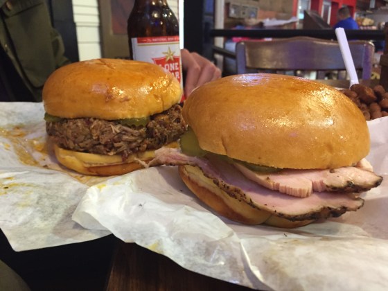 Just a portion of Aaron's lunch